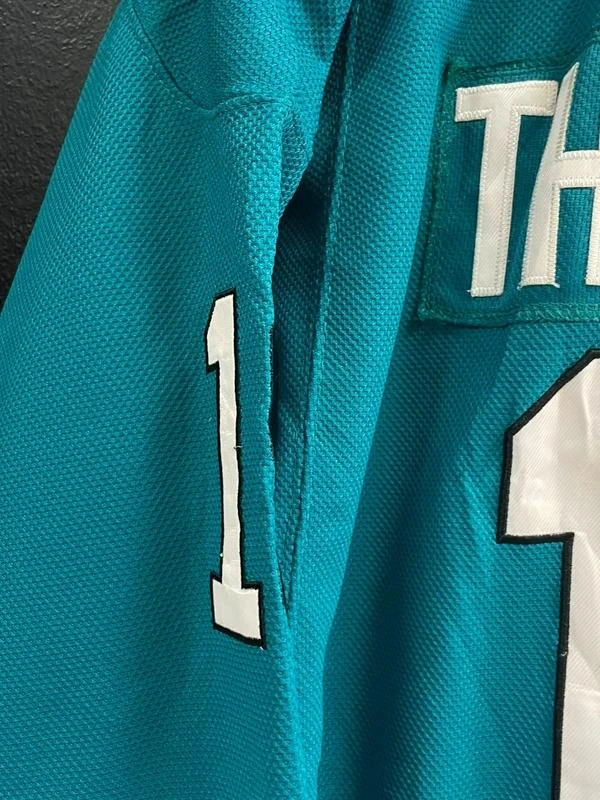Reebok NHL Hockey Jersey Thornton 19 San Jose Sharks Vintage Blue Blokecore Y2K – photo 3